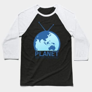 Planet Broadcasting Logo Baseball T-Shirt